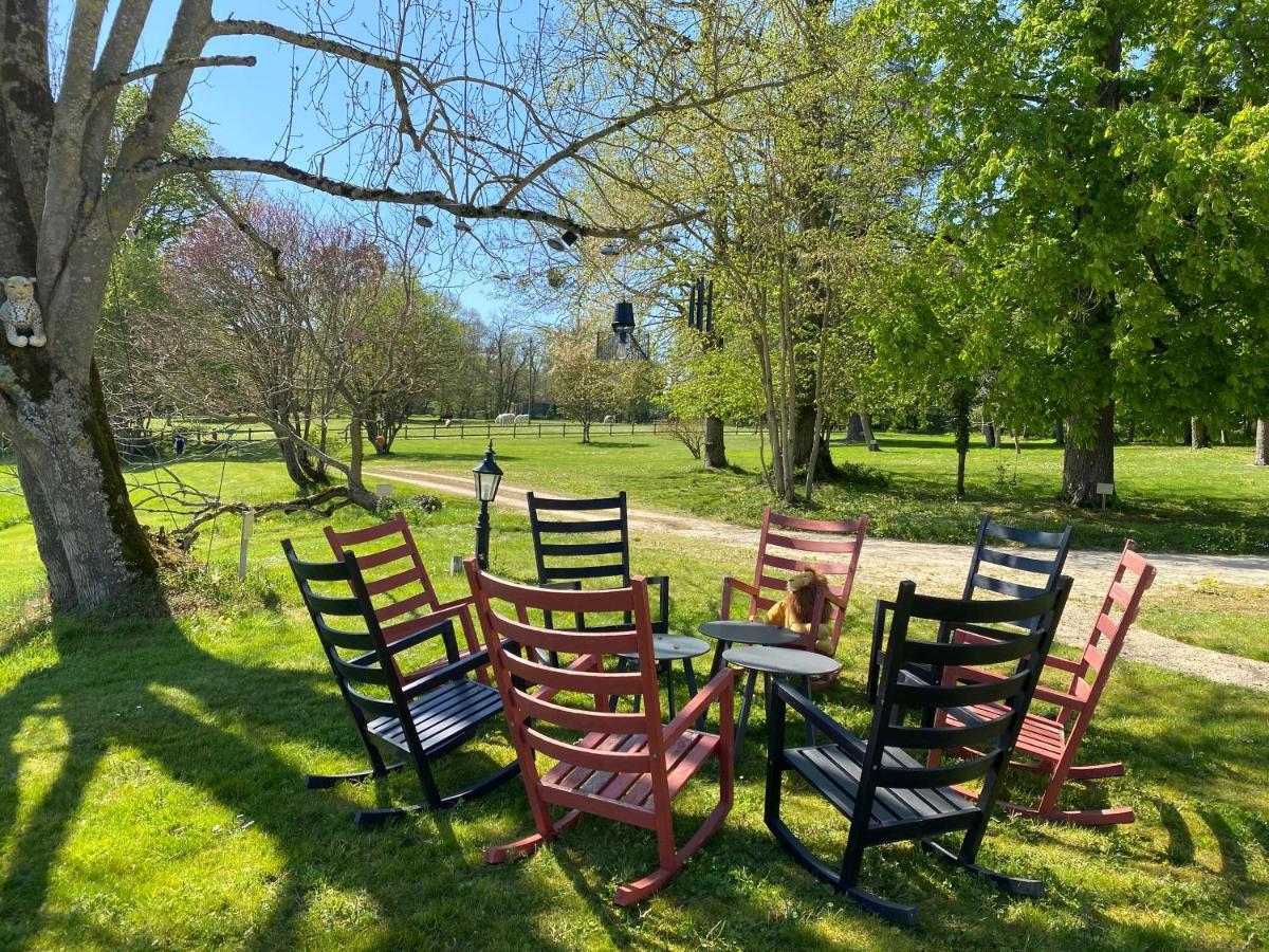 B&B Chateau De Preuil Vallenay Bagian luar foto